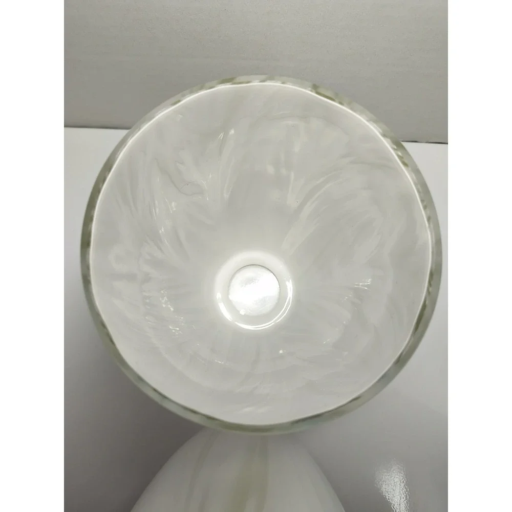 NEW Style Selections Champagne Opal Shimmer Glass Pendant Light‎ Shade Set Of 2